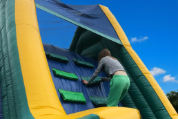 Young people on asult course